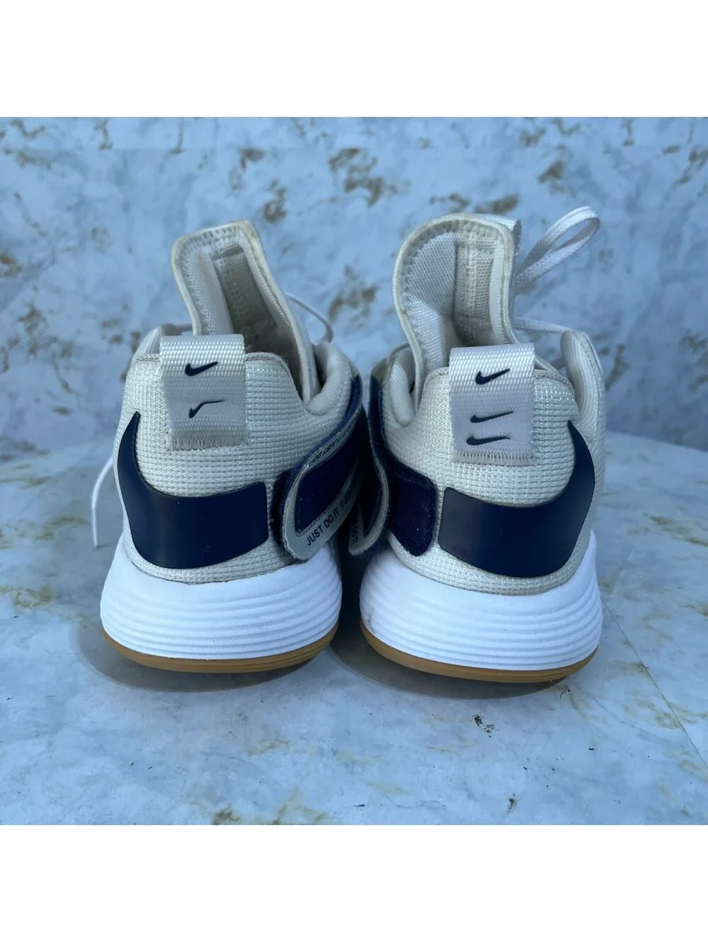 Nike React HyperSet Womens Size 10 Volleyball Shoes White Black Athletic Sneaker